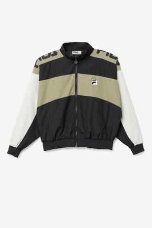 FILA Franc Jackets Black,Mens Clothing | CA.HIRVFJ428